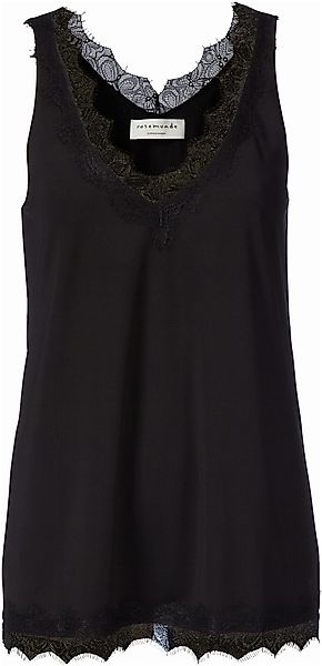 rosemunde Unterziehshirt "Billie Tank Top" Vintage-Spitzenbesatz an V- Auss günstig online kaufen