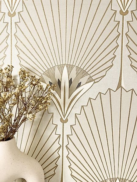 Newroom Vliestapete, Weiß Tapete Modern Ornamente günstig online kaufen