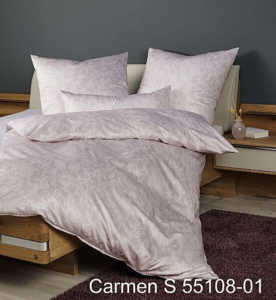 Janine Janine Interlock-Jersey Bettwäsche CARMEN S 55108 rosé Größe:  40x80 günstig online kaufen