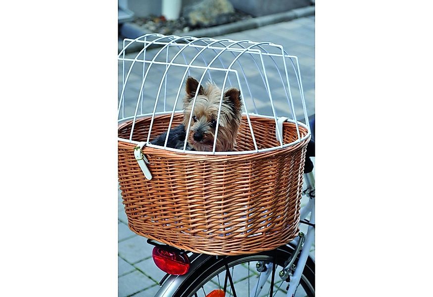 Aumüller Tierfahrradkorb Fahrrad-Tierkorb mit Halter, L: 52 cm + Schutzhaub günstig online kaufen
