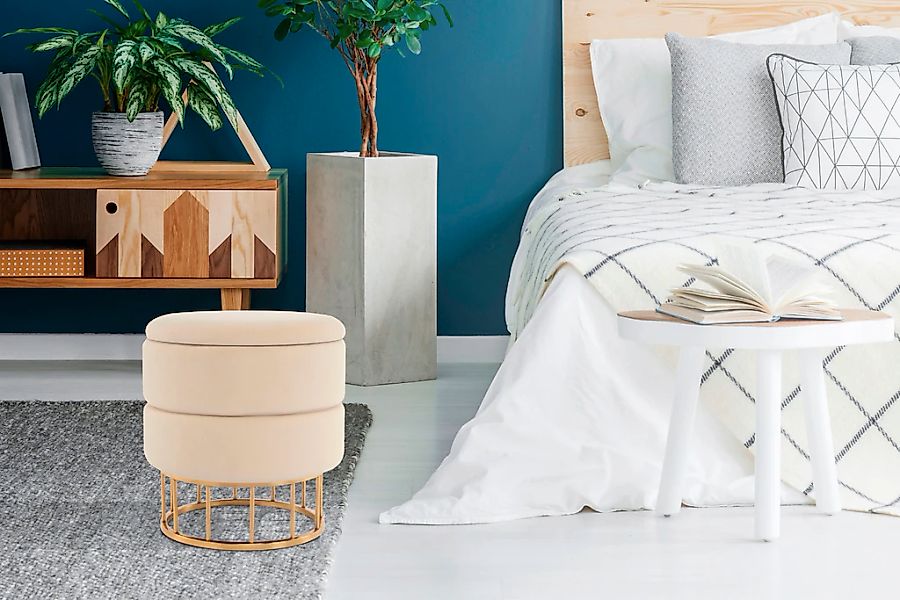 Kayoom Stauraumhocker "Hocker Zero 525, Sitzhocker mit Komfort,runde, moder günstig online kaufen