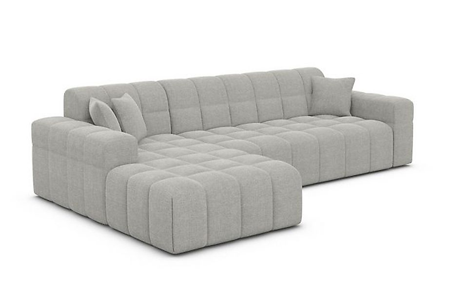 Sofa Dreams Ecksofa Ibiza L Form kurz Stoff, Ottomane - Ausrichtung wählbar günstig online kaufen