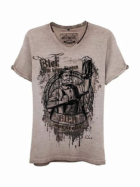 Hangowear Trachtenshirt T-Shirt BIER-VERSTEHT beige günstig online kaufen