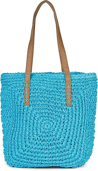 styleBREAKER Schultertasche Papierstroh Schultertasche - Basttasche günstig online kaufen