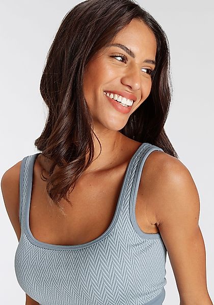 vivance active Crop-Top mit breitem Bündchen günstig online kaufen