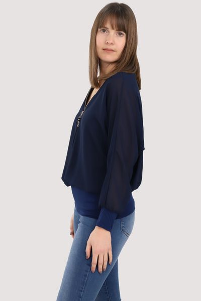 malito more than fashion Chiffonbluse 6297 günstig online kaufen