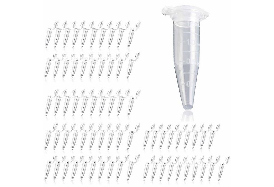 FELIXLEO Lernspielzeug 70er Probenröhrchen 1 5ml Transparent Für Labor Reak günstig online kaufen