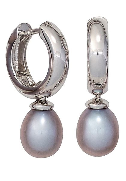 JOBO Perlenohrringe "Ohrringe mit Perlen", 585 Weißgold günstig online kaufen