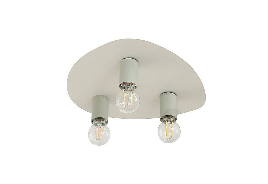 Lindby Deckenleuchten Tommen, Metall, Creme IP20, 3 x 15 W LED günstig online kaufen