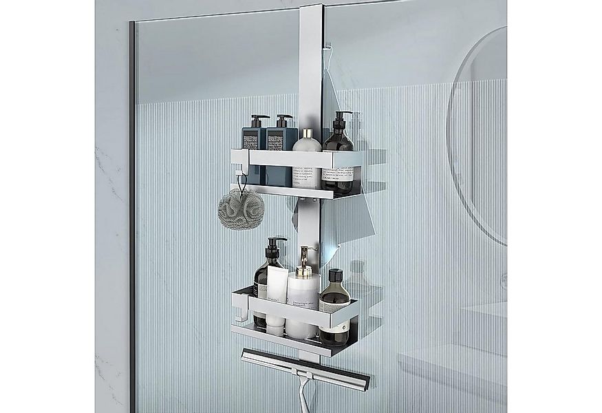 NUODWELL Duschablage zum Hängen, Duschregal aus Edelstahl SUS304 Ohne Bohre günstig online kaufen