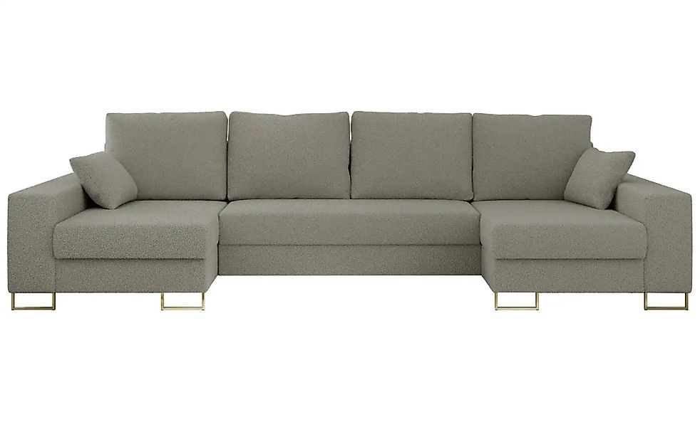 Wohnlandschaft mit Schlaffunktion Dorain ¦ grau ¦ Maße (cm): B: 312 H: 95 P günstig online kaufen