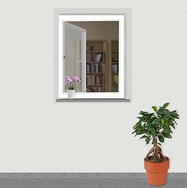 Windhager Insektenschutz-Fensterrahmen Basic, (Packung), BxH: 100x120 günstig online kaufen