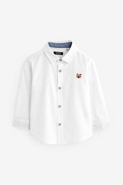 Next Langarmhemd Langärmeliges Oxford-Hemd (1-tlg) günstig online kaufen