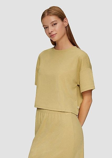 QS Kurzarmshirt Verkürztes Oversized T-Shirt mit günstig online kaufen