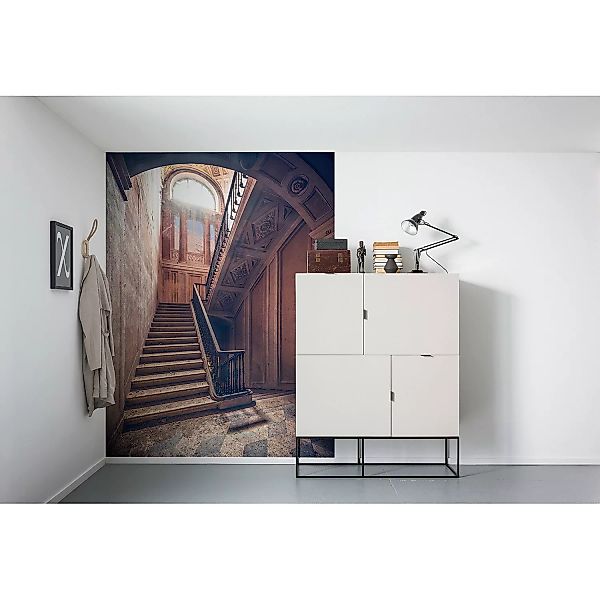 KOMAR Vlies Fototapete - Treppenkunst - Größe 200 x 280 cm mehrfarbig günstig online kaufen