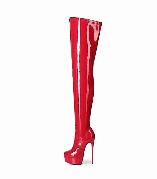 Giaro Overknee Stiefel GALANA 1004 Rot lack (Schuhgröße: EUR 45) günstig online kaufen