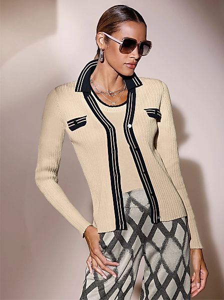 creation L Strickpullover "Pima-Baumwoll-Twinset" günstig online kaufen