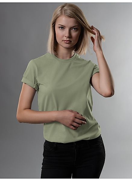 Trigema T-Shirt "TRIGEMA Slim Fit T-Shirt aus DELUXE Baumwolle" 1 günstig online kaufen