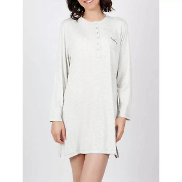 Admas  Pyjamas/ Nachthemden Nachthemd Do Not Forget To Smile grau günstig online kaufen