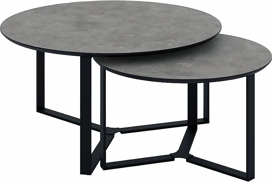 HELA Couchtisch "MASSA" Set, 2 Stk. tlg. günstig online kaufen