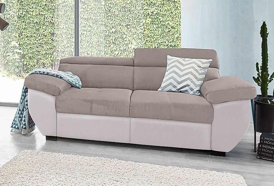 COTTA 2-Sitzer Speedway, Big-Sofa mit Kopfteilverstellung günstig online kaufen