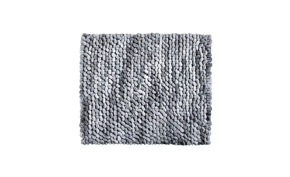 como Badematte   ¦ silber ¦ Synthetik ¦ Maße (cm): B: 50 H: 1,7 Badtextilie günstig online kaufen