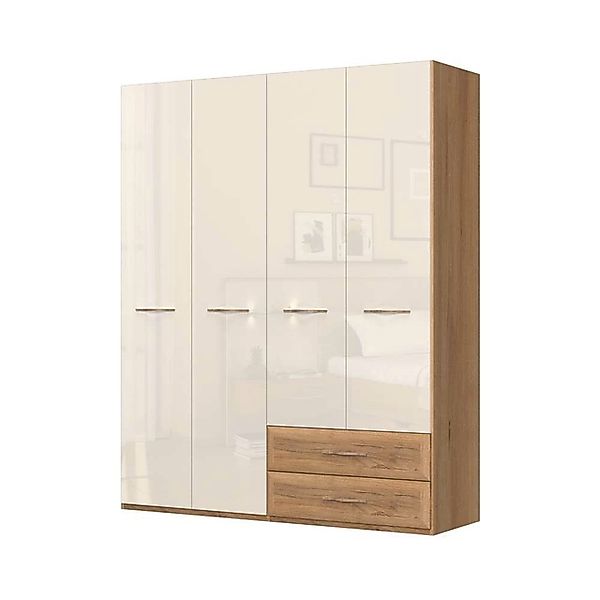 Home affaire Kleiderschrank »Gala, beige hochglänzend UV lackiert, kratzfes günstig online kaufen