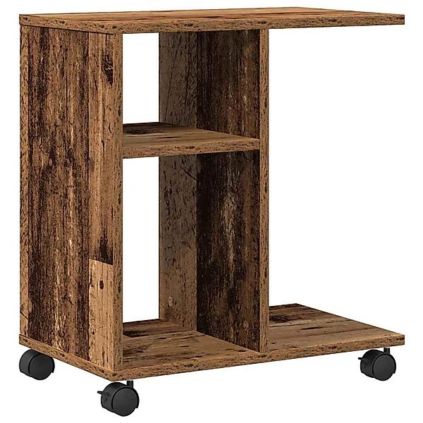 vidaXL Beistelltisch mit Regal Altholz 50 x 30 x 55 cm Holzwerkstoff 869144 günstig online kaufen