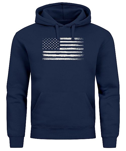 Neverless Hoodie Hoodie Herren USA Flagge günstig online kaufen