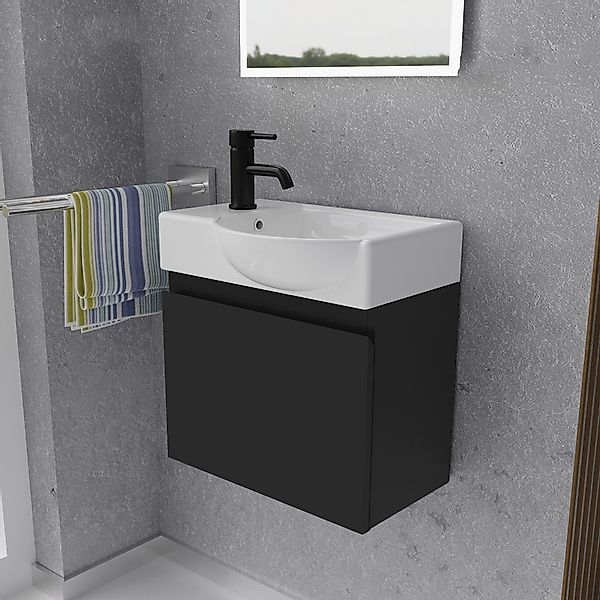 Alpenberger Badmöbel-Set - Gäste WC Waschbecken günstig online kaufen