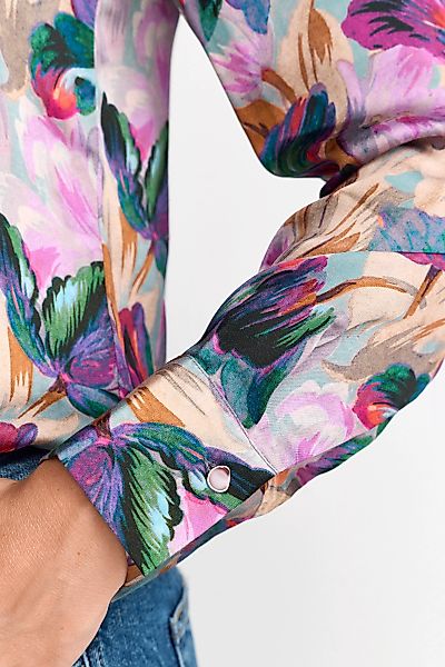 Rich & Royal Langarmbluse, mit Blumenprint allover günstig online kaufen