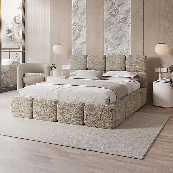 FDM Polsterbett CLOUDY Bettgestell Bett 140x200, günstig online kaufen