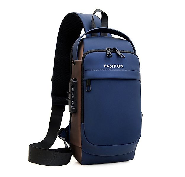 Blusmart Umhängetasche Brusttasche Sling Bag mit USB-Ladeanschluss (Passwor günstig online kaufen