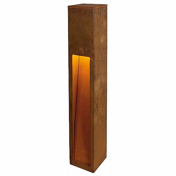 SLV RUSTY® SLOT 80, Outdoor Standleuchte, LED, 3000K, stahl gerostet, L/B/H günstig online kaufen