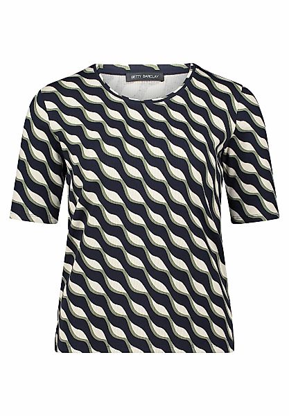 Betty Barclay Kurzarmshirt "Betty Barclay Basic Shirt mit Rippenstruktur", günstig online kaufen