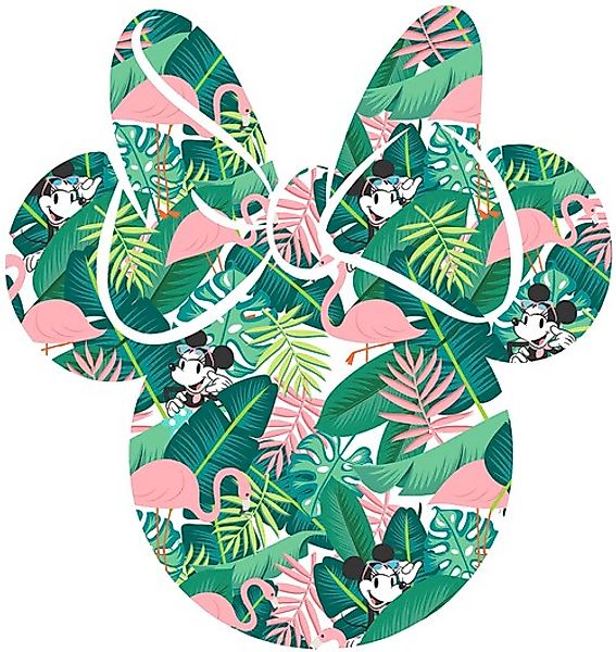 Komar Vliestapete »Vlies selbstklebend - Minnie Head Tropical - Größe 125 x günstig online kaufen