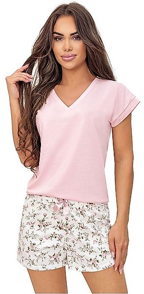 Donna Shorty Emilia (Set, 2 tlg., 2-teilig) Damen Pyjama 2-teilig Shorty Sc günstig online kaufen