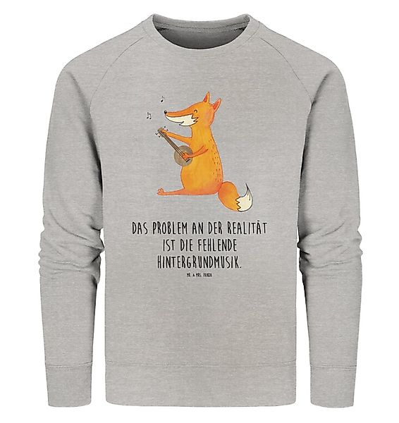 Mr. & Mrs. Panda Longpullover Fuchs Gitarre Größe M - Heather Grey - Gesche günstig online kaufen