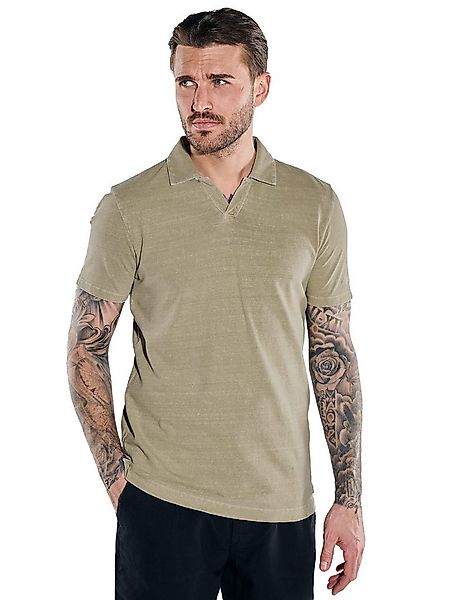 emilio adani Poloshirt Herren Polo-Shirt meliert, Braun günstig online kaufen