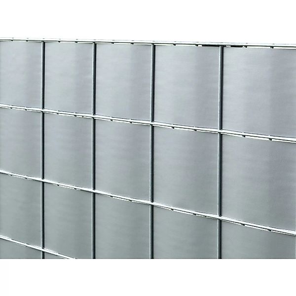 Floraworld PVC-Sichtschutzrolle 20,5 m Silbergrau günstig online kaufen