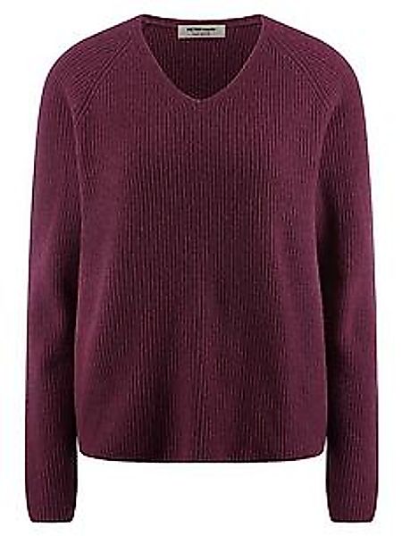 V-Pullover Peter Hahn lila günstig online kaufen