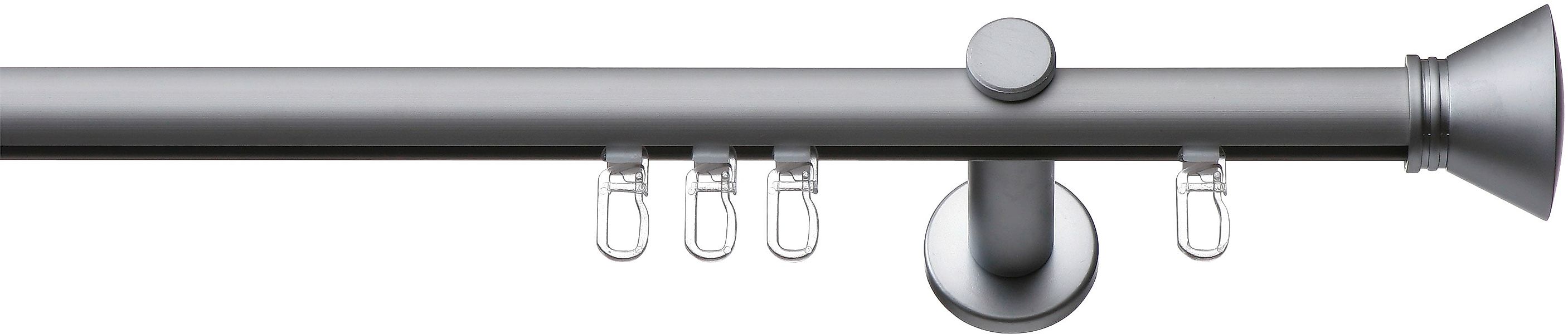 indeko Gardinenstange »Ibiza« Ø 16 mm 1 läufig-läufig Fixmaß Innenlauf Komp günstig online kaufen