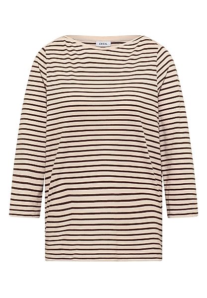 CECIL T-Shirt Basic Stripe Boatneck günstig online kaufen