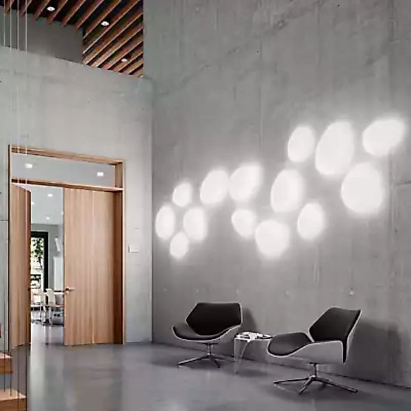 Bega 51129 - Pebbles Wandleuchte LED, opal - 2.700 K günstig online kaufen