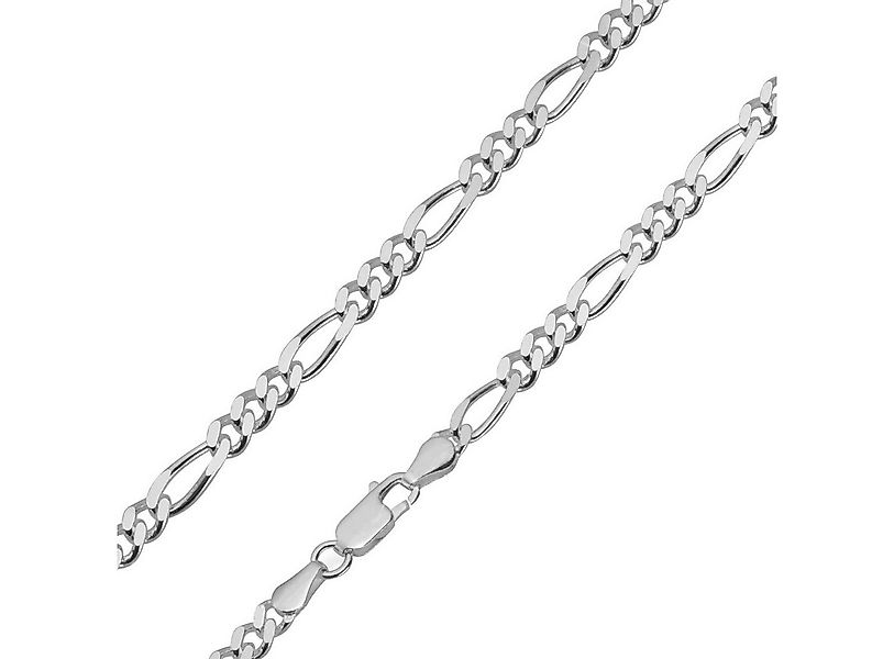 trendor Kette ohne Anhänger Halskette für Herren 925 Sterlingsilber Figaro- günstig online kaufen