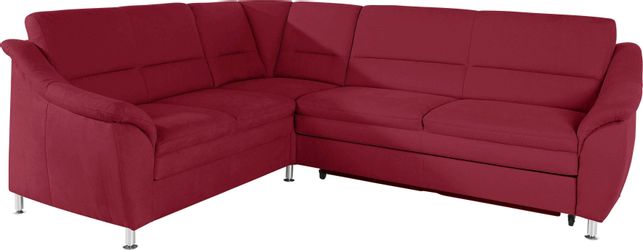 PLACES OF STYLE Ecksofa "Cardoso L-Form" Federkern, wahlweise mit Bett, Sch günstig online kaufen