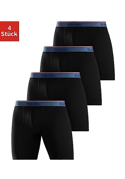 Bench. Langer Boxer, 4 Stk. Unterhosen mit schmalen Streifen im Logo-Webbun günstig online kaufen