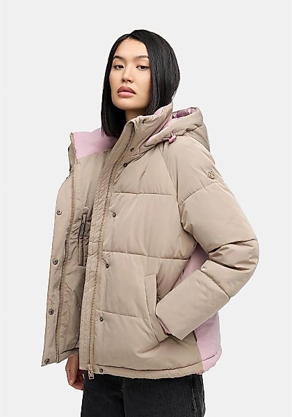 Marikoo Winterjacke "Omariaa", Elastischer Tunnelzug an Kapuze günstig online kaufen