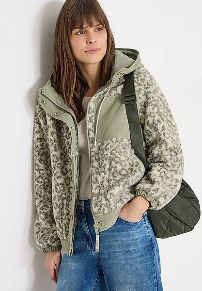 CECIL Fleecejacke mit Animal-Muster und Kapuze günstig online kaufen