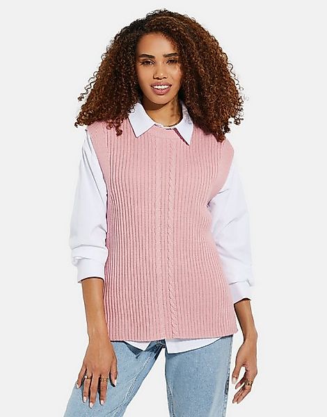 Threadbare Pullunder THB Joey Cable Detail (1-tlg) mit tollem Strickmuster günstig online kaufen